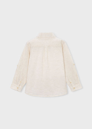 Linen Blouse Beige - Mayoral