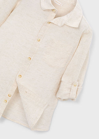 Linen Blouse Beige - Mayoral