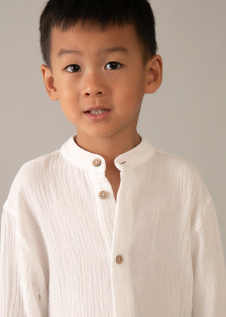Blouse Linen White - Mayoral