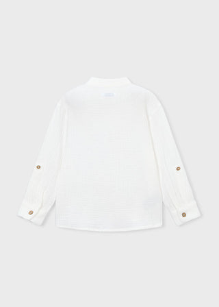Blouse Linen White - Mayoral