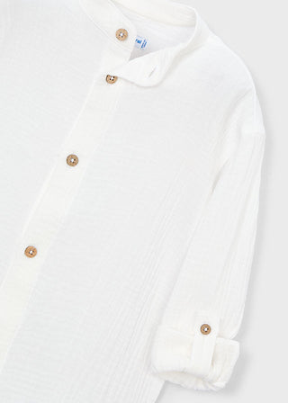 Blouse Linen White - Mayoral