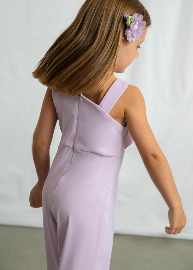 Bow Jumpsuit Mauve - Mayoral