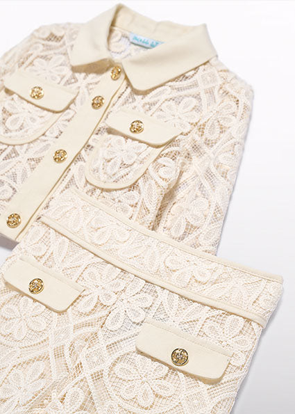 Suit Set Cream - Abel & Lula