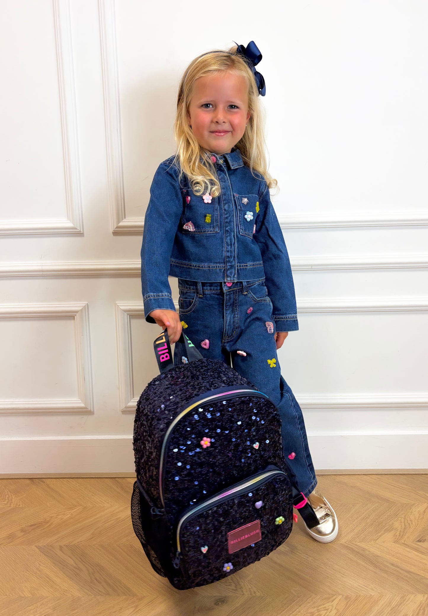 Rugzak Glitter Navy - Billieblush