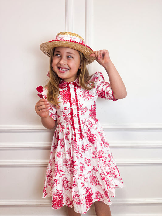 Dress Red Blossom - Patachou