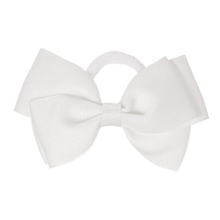 Hair Elastic Bow White - Siena