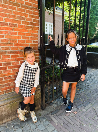 Jacket Black White - Abel & Lula