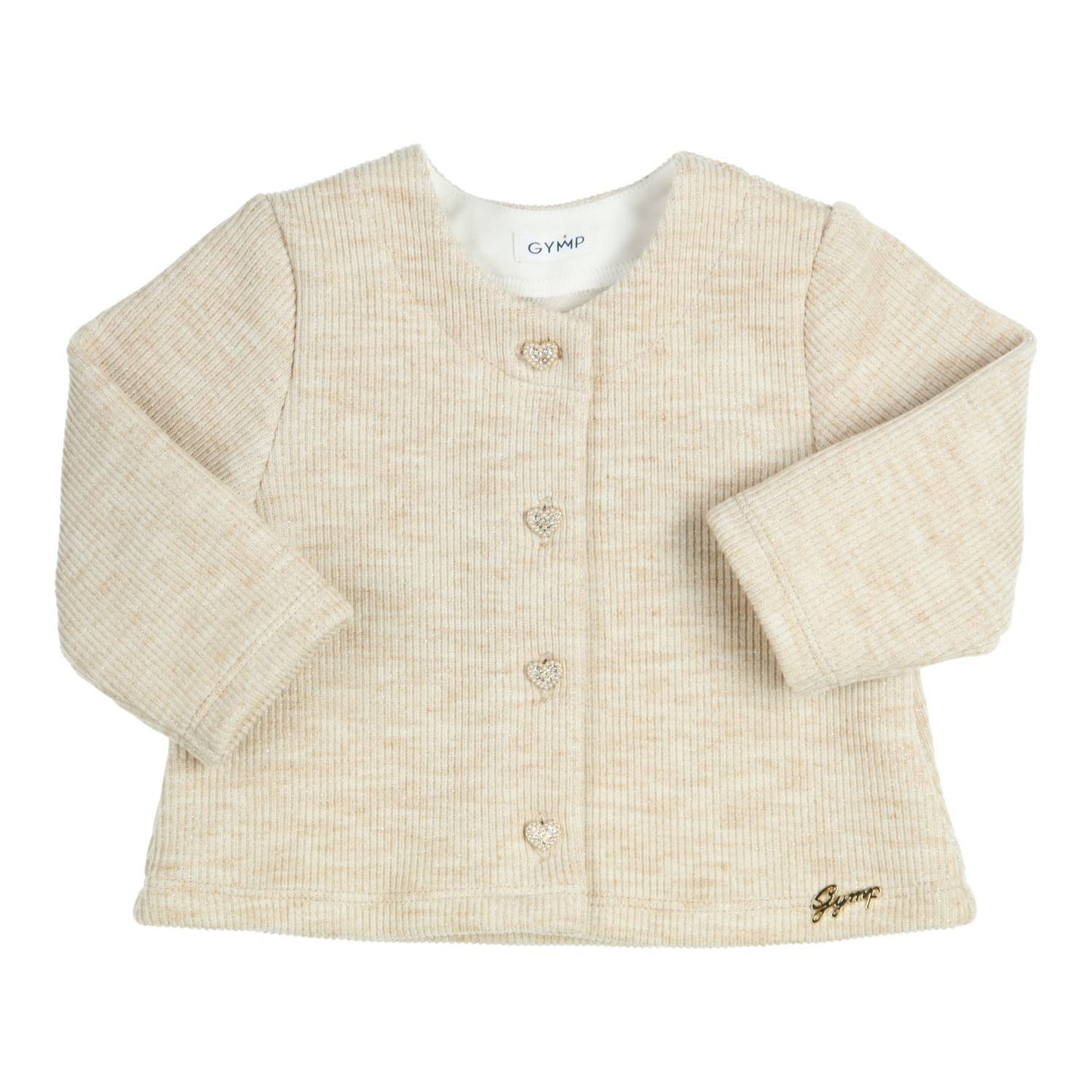 Cardigan Heart Beige - Gymp