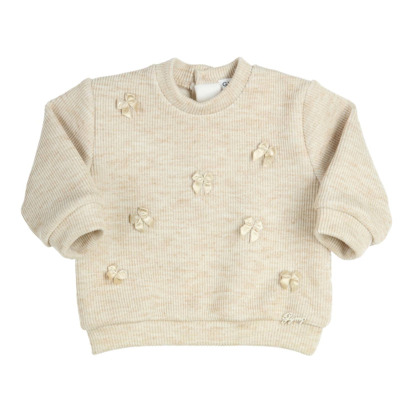 Sweater Bow Beige - Gymp