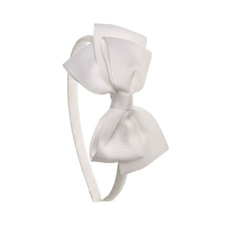 Diadeem Butterfly Bow - White