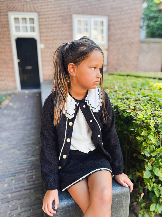 Jacket Black White - Abel & Lula