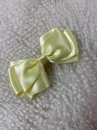 Butterfly Bow Medium Light Yellow - Petite Zara