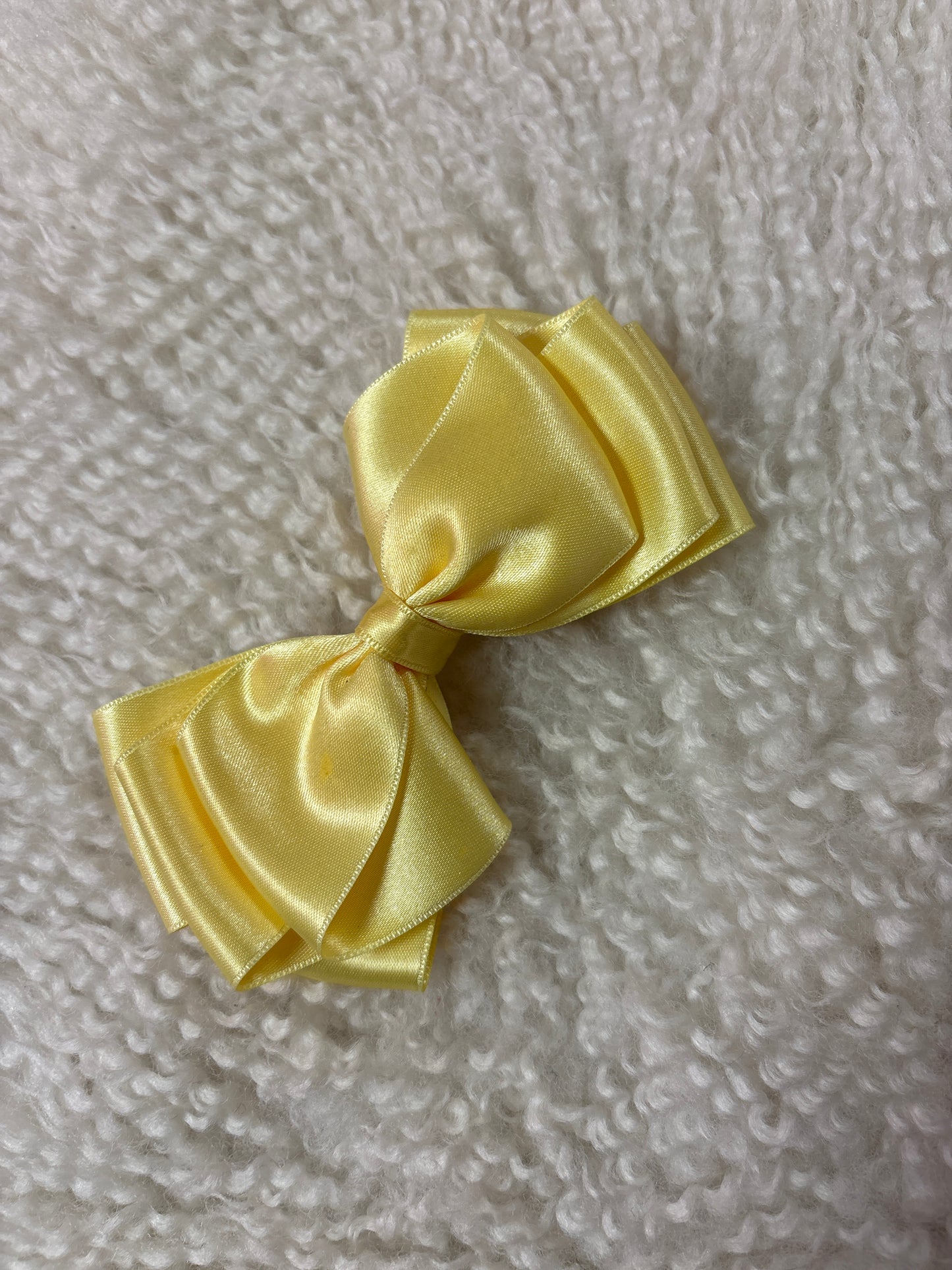 Butterfly Bow Medium Yellow - Petite Zara