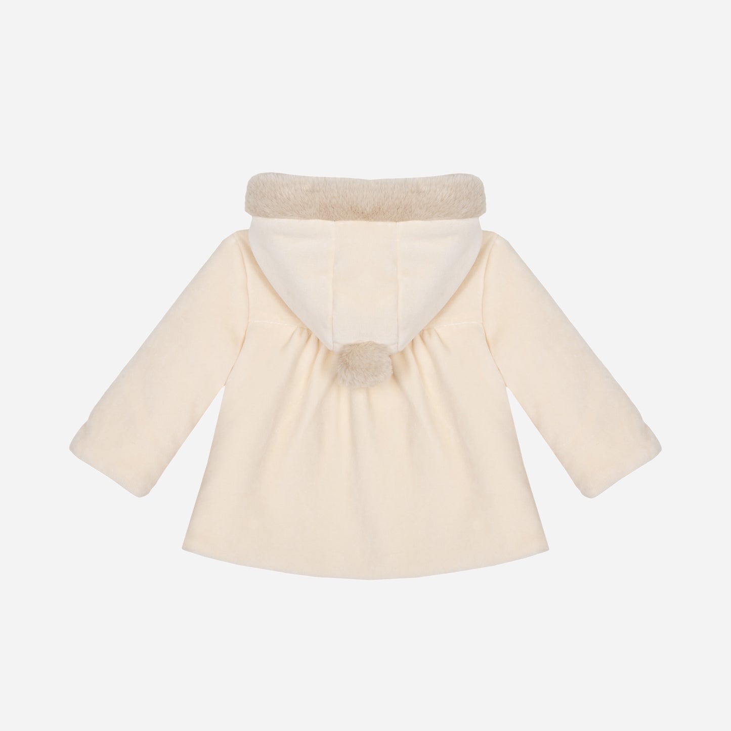 Beige velours Coat - Patachou