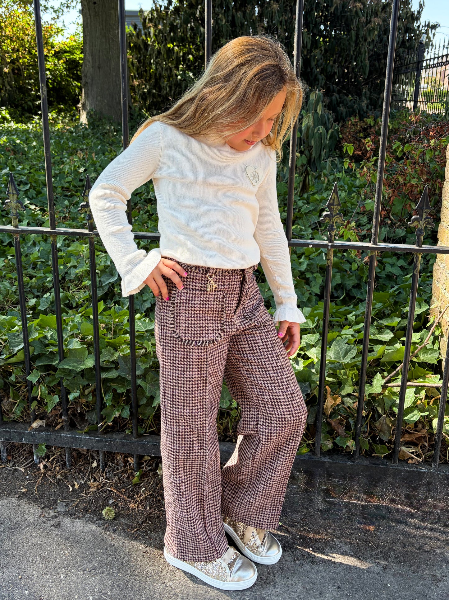 Broek Meisjes Ruit - Chloé
