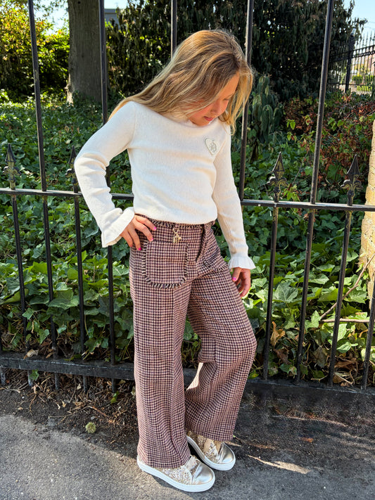 Broek Meisjes Ruit - Chloé
