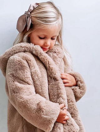 Faux Fur Jacket Brown - Petite Zara