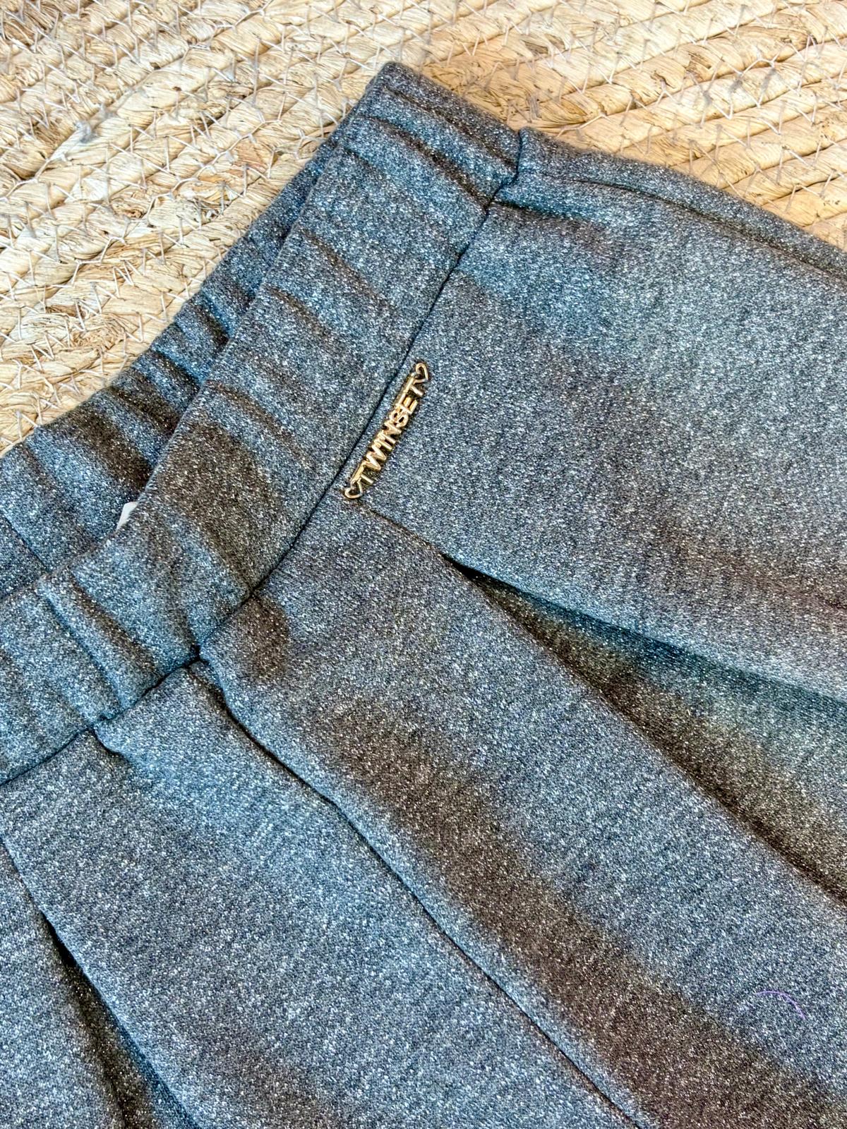Trouser Glitter Grey - Twinset