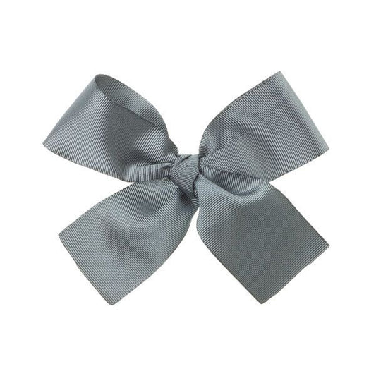 Medium Bow Clip Dark Grey - Siena
