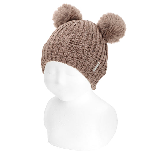 Hat Pompom Brown - Condor