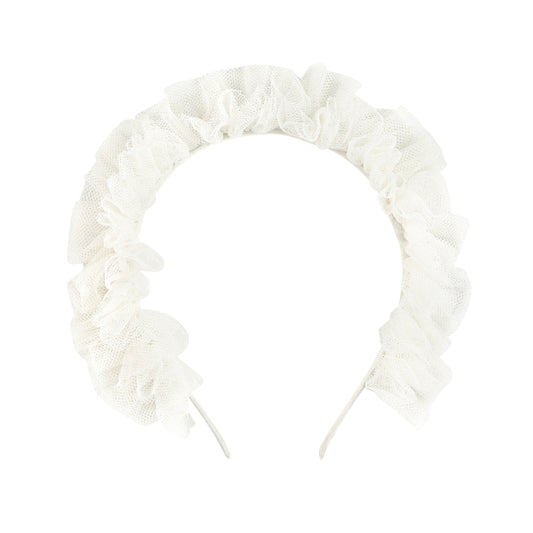 Tulle Ruffle White  - Condor