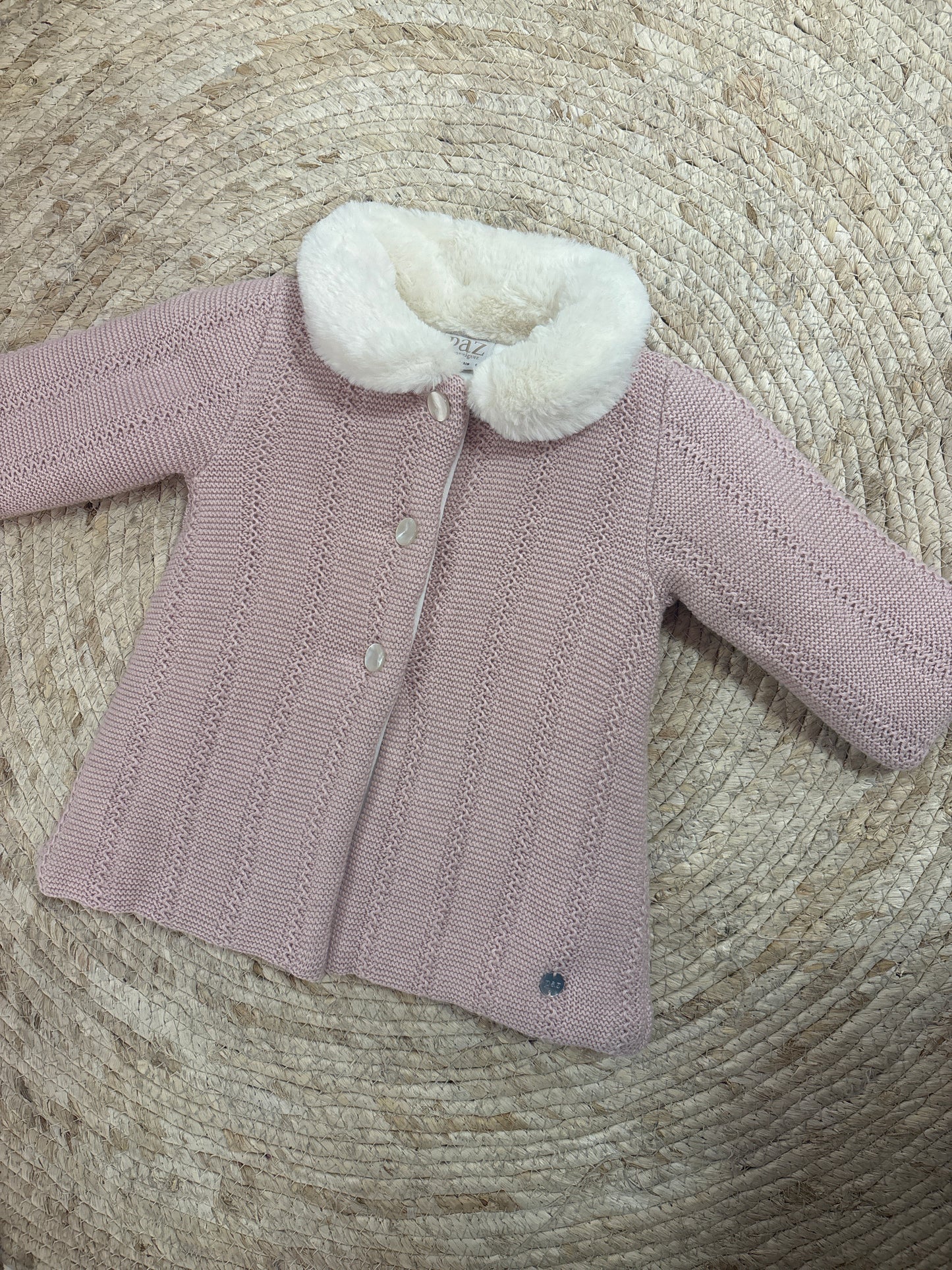 Newborn Knitted Coat Rosa - Paz Rodriquez