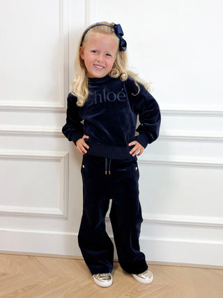 Meisjes set velvet - Chloé