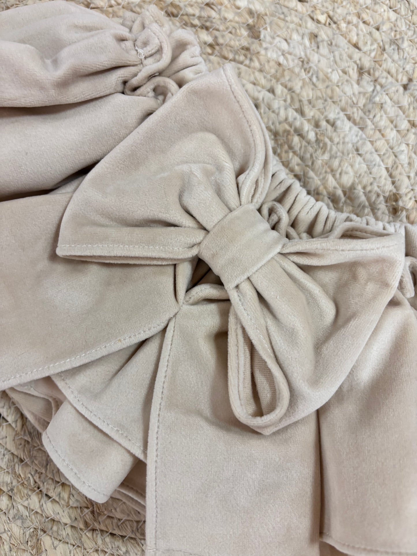 Bloomer Ivory Velvet - Petite Zara