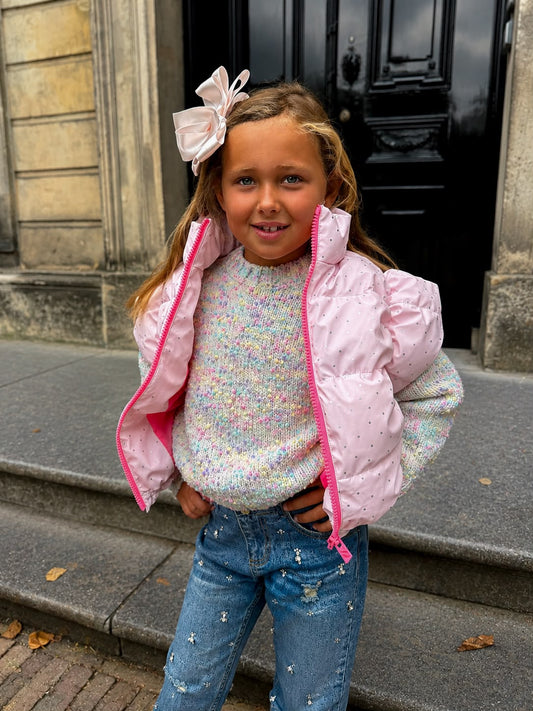 Bodywarmer Glitter Roze - Billieblush