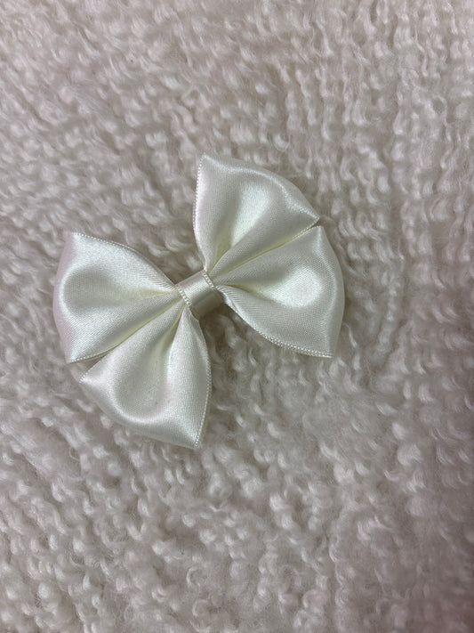 Butterfly Bow Small Off White - Petite Zara