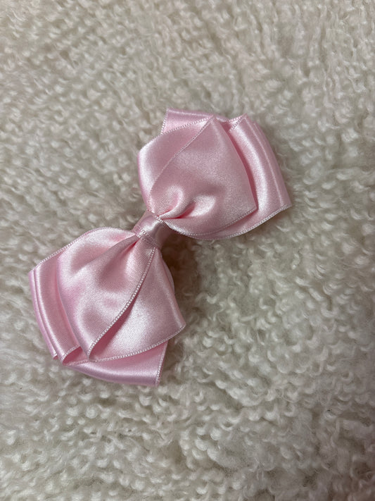 Butterfly Bow Medium Pink - Petite Zara