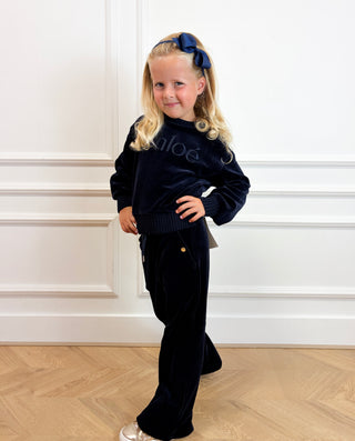 Meisjes set velvet - Chloé