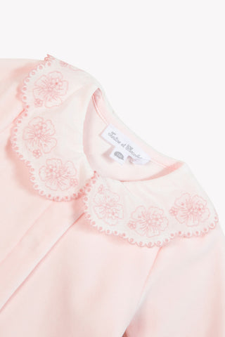 Babysuit Velour Pink Cato - Tartine et Chocolat