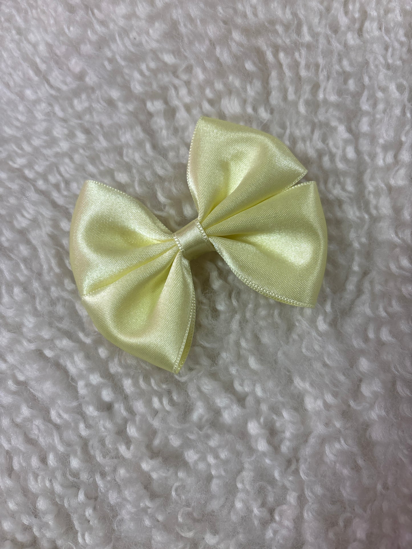 Butterfly Bow Small Light Yellow - Petite Zara