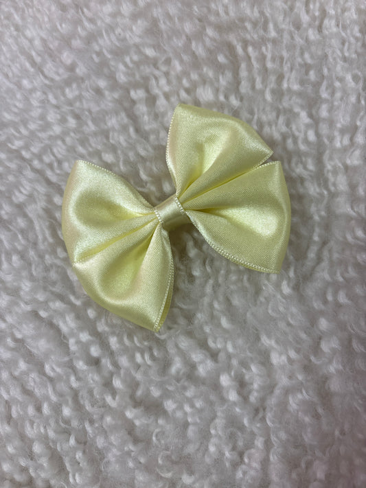 Butterfly Bow Small Light Yellow - Petite Zara