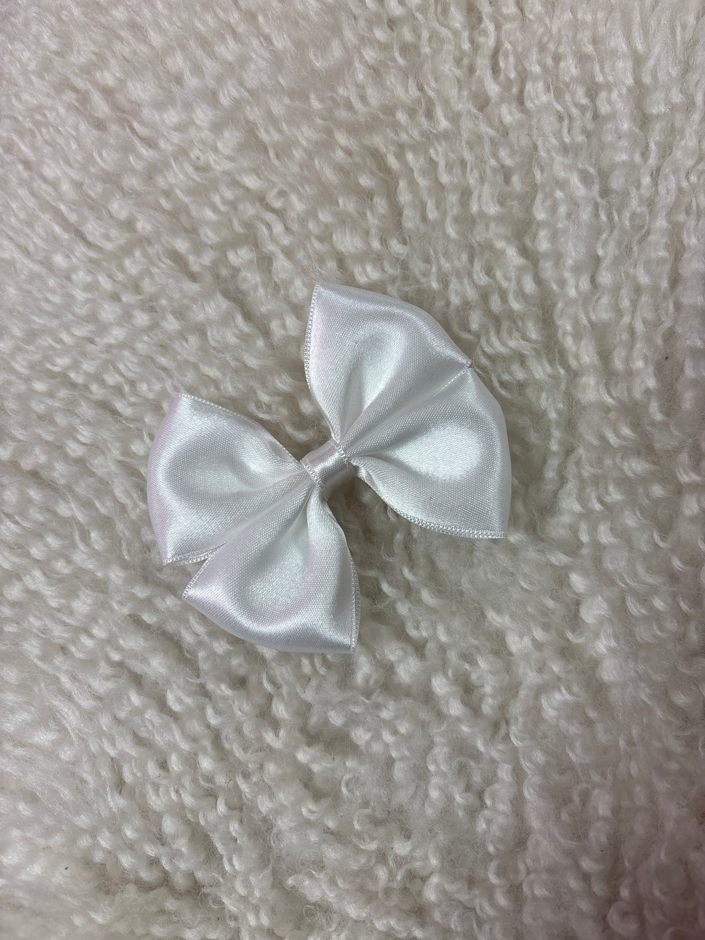 Butterfly Bow Small White - Petite Zara
