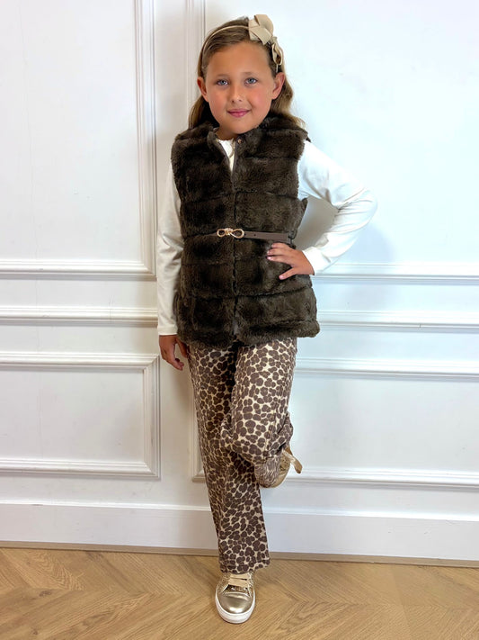 Fur Vest Brown - Mayoral