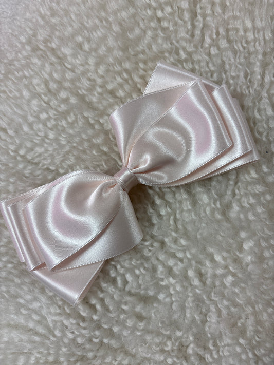 Butterfly Bow Large Baby Pink - Petite Zara