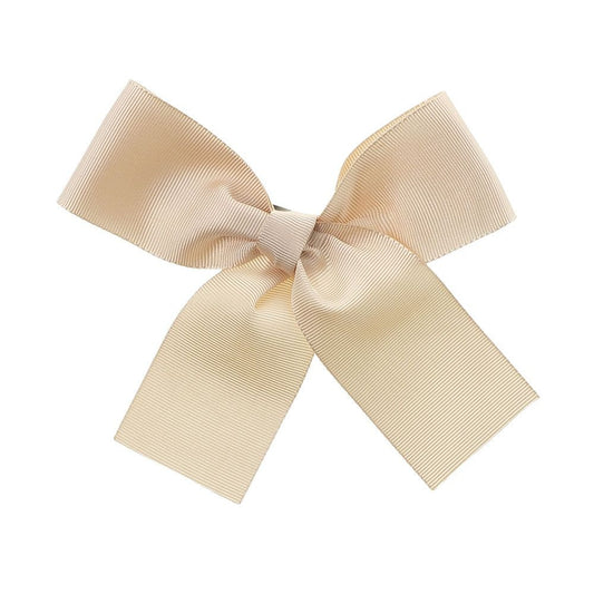 Medium Bow Clip Cream - Siena