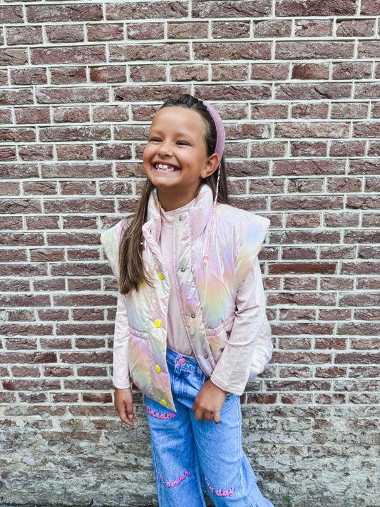 Puffer Bodywarmer Color - Billieblush