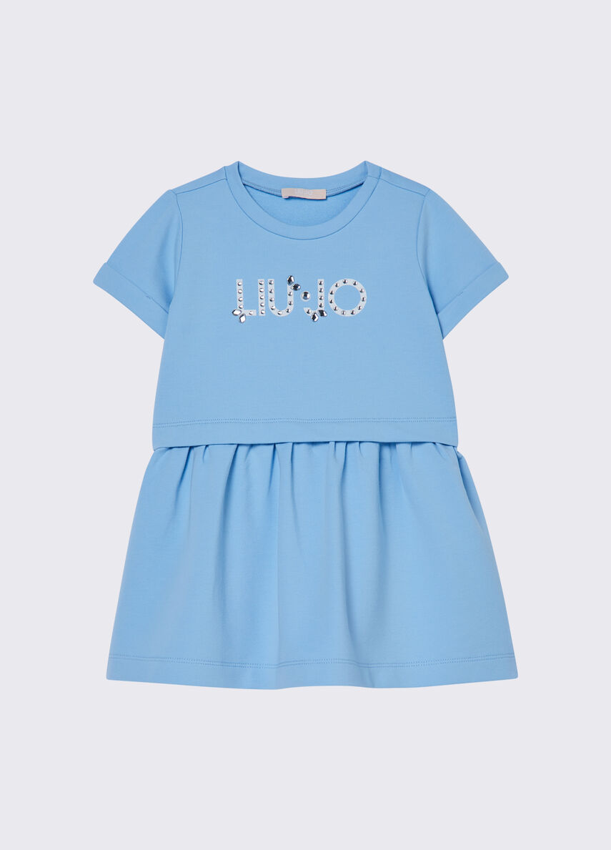 Dress Bejewelled Logo - Liu Jo