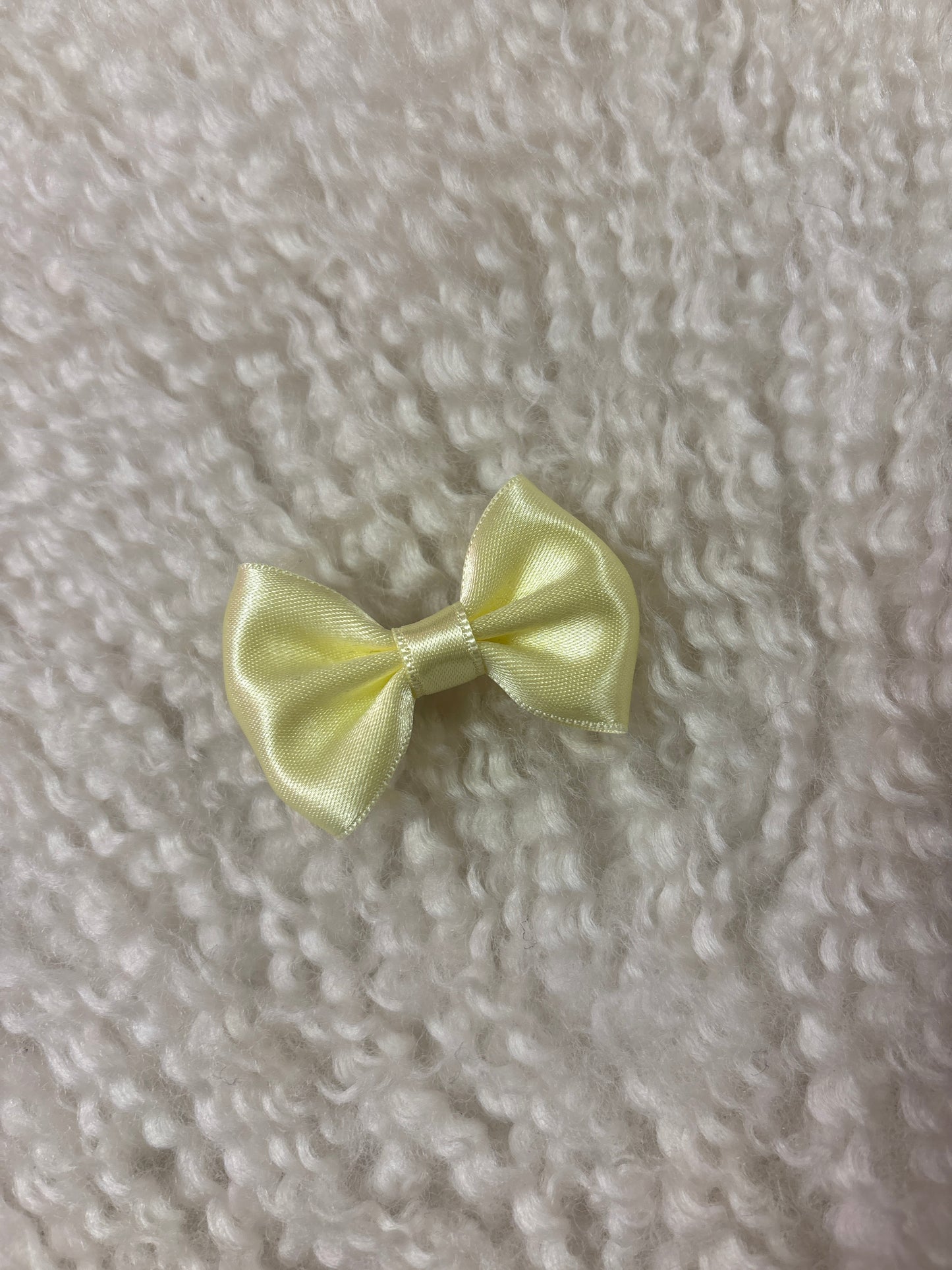 Butterfly Bow Mini Yellow - Petite Zara