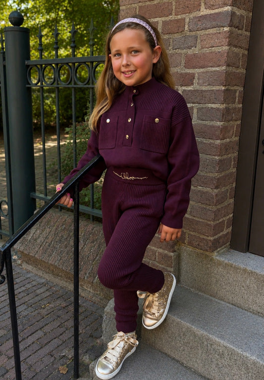 Trui Meisjes Burgundy - Chloé