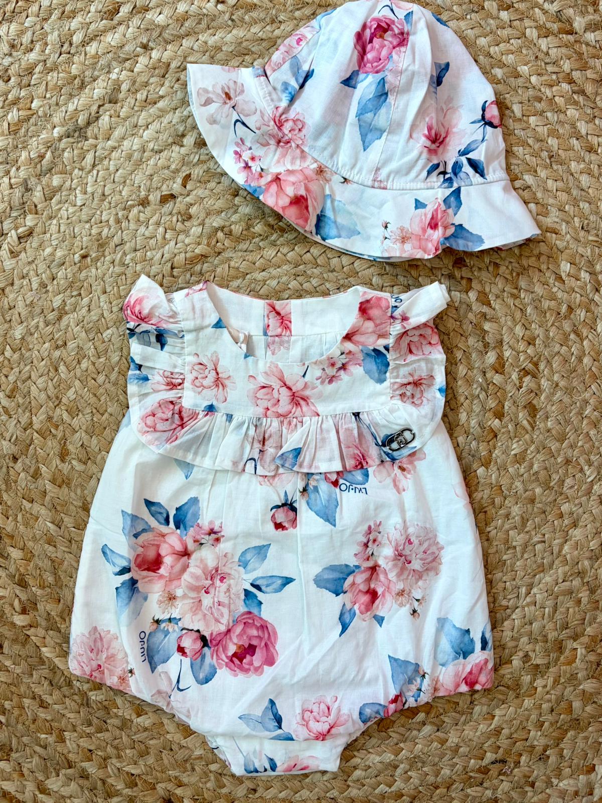 Newborn Romper Flower Set - Liu Jo