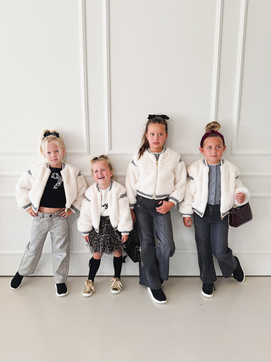Bomber faux fur milk - Twinset