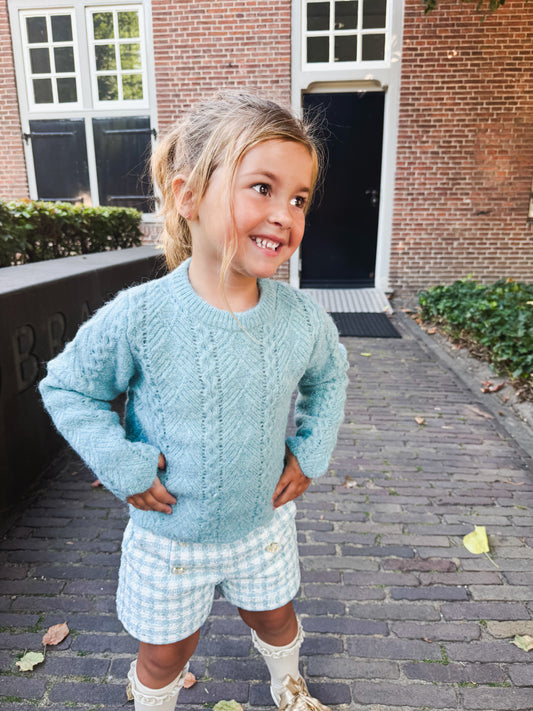 Sweater Aqua - Abel & Lula