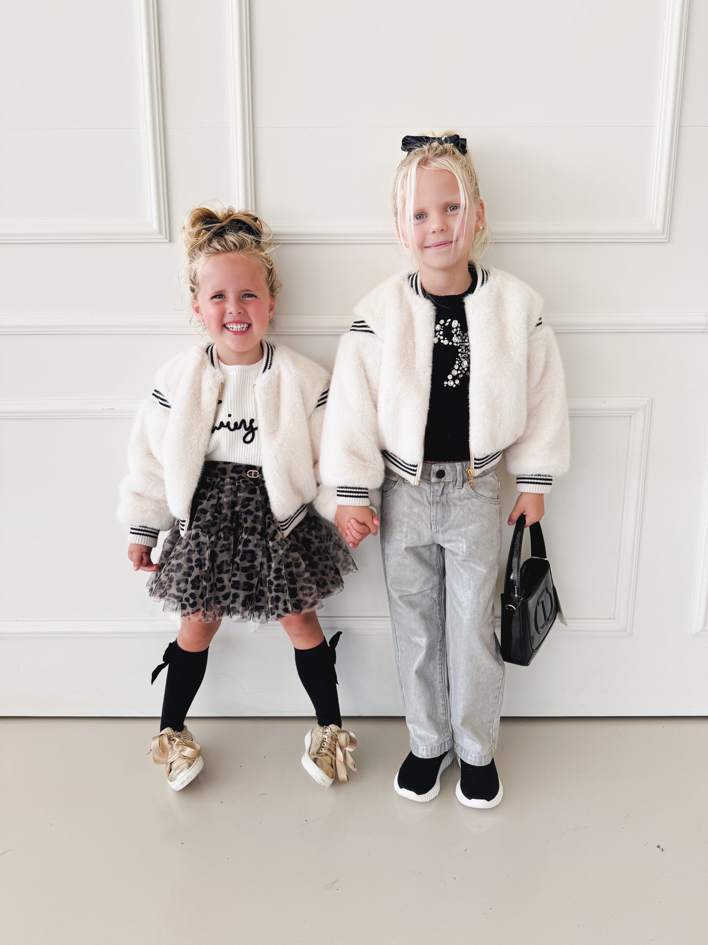 Bomber faux fur milk - Twinset
