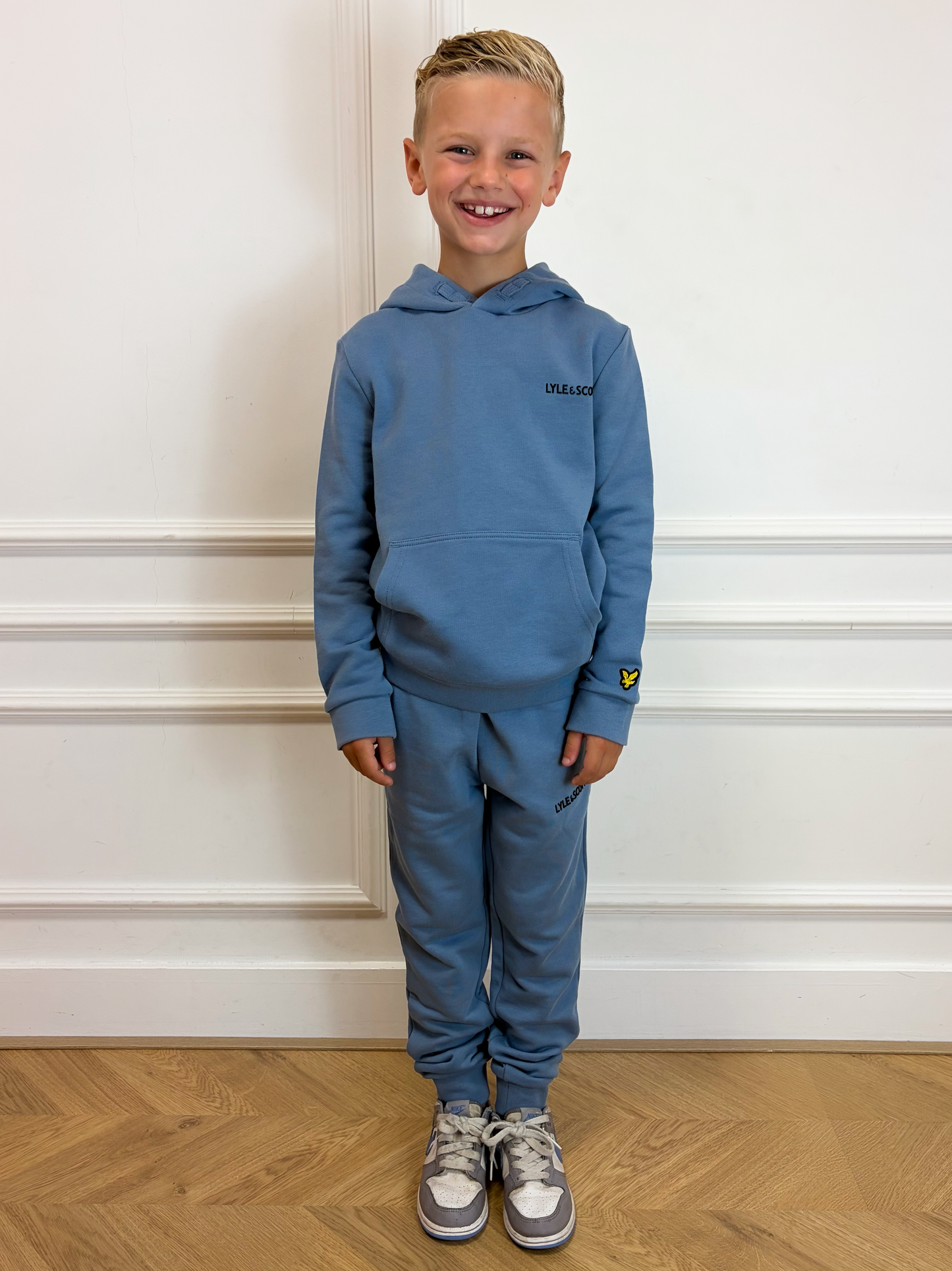 Hoodie Power Blue - Lyle & Scott