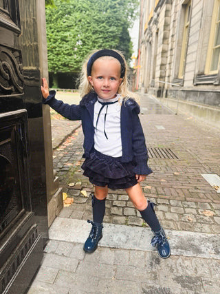 Bloomer Navy Rib - Petite Zara