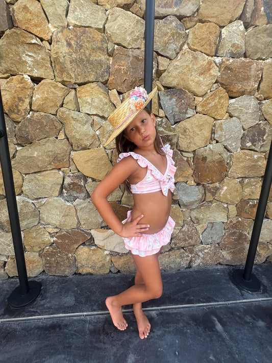 Bikini Flower Orange - Petite Zara